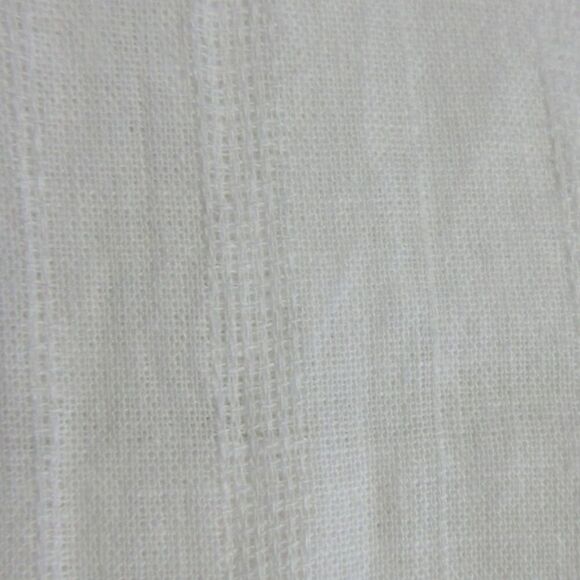 WEATHERPROOF VINTAGE White Linen Blend Woven Shirt Mens 2XL Short Sleeve XXL NWT - Picture 3 of 7